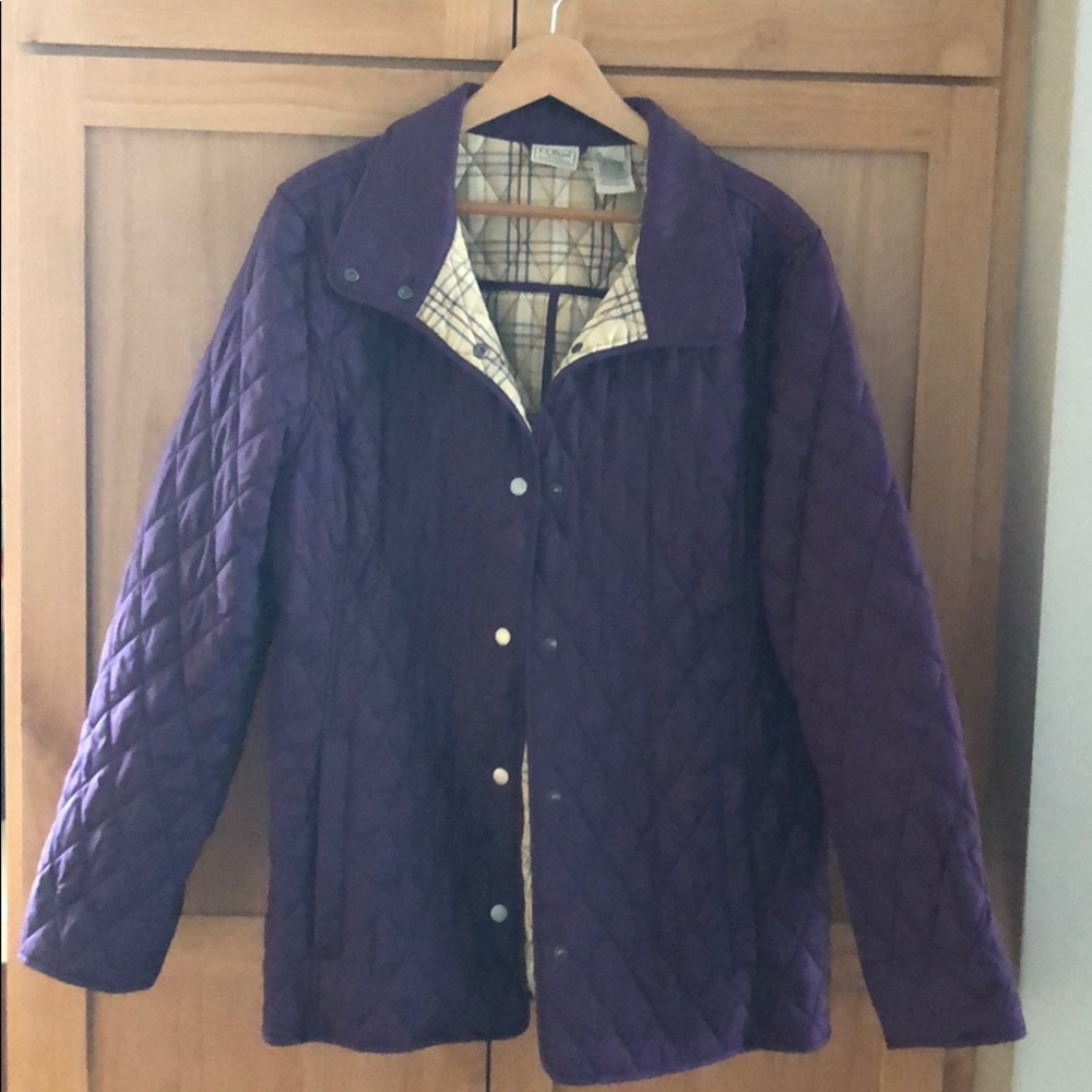 L L Bean quilted jacket